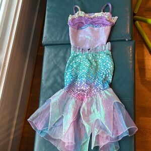 Little Mermaid Princess Kids Costume - Purple and Blue